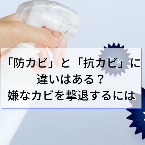 「防カビ」と「抗カビ」に違いはある？嫌なカビを撃退するには